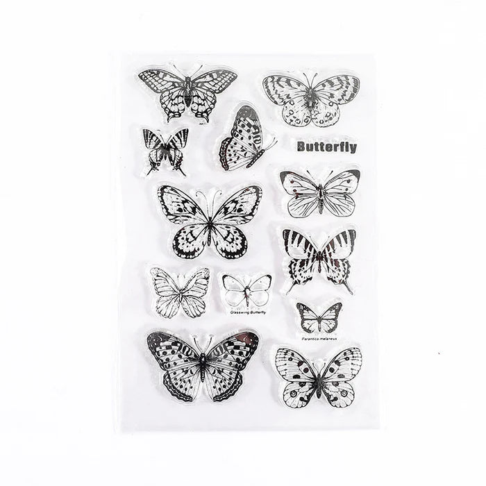 Doodles - Clear Stamps-Butterflies