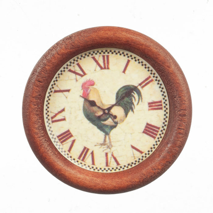 Town Square Miniatures - Wooden kitchen clock