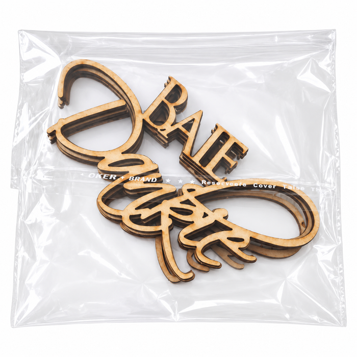 Doodles - Enmarc - "Baie Dankie" Chipboard Embellishment