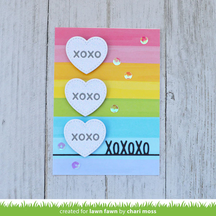 Lawn Fawn  - Custom Craft Die - XOXOXO Line Border