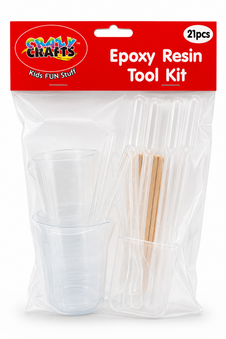 Crazy Crafts - Epoxy Resin Kit 21pcs