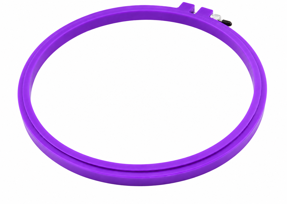 Susan Bates - Hoop-La Plastic Embroidery Hoop - Purple 10" (25.4cm)