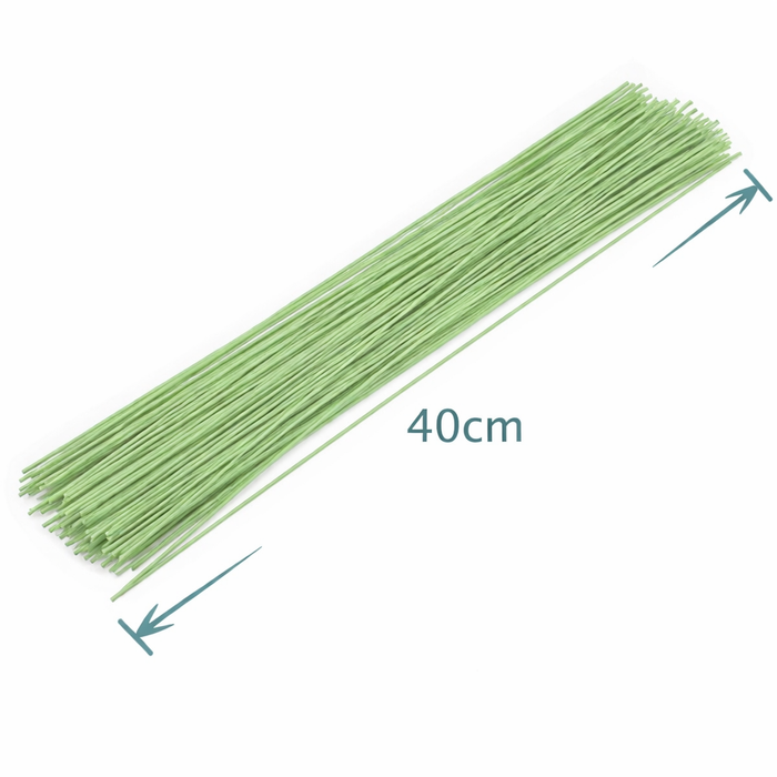 Doodles - Laplaz Florist Wire Light Green 40cm/20pcs