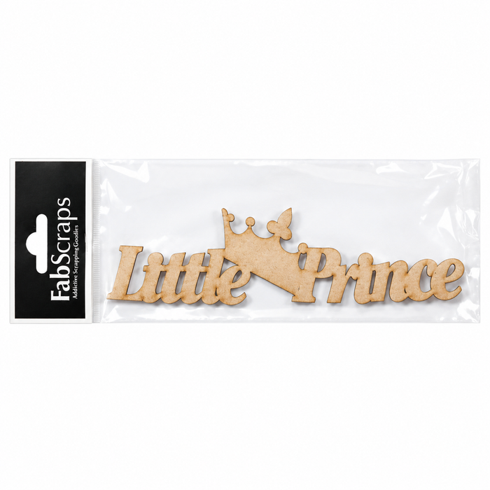 Doodles - FabScraps - Chipboard Die-Cut “Little Prince”