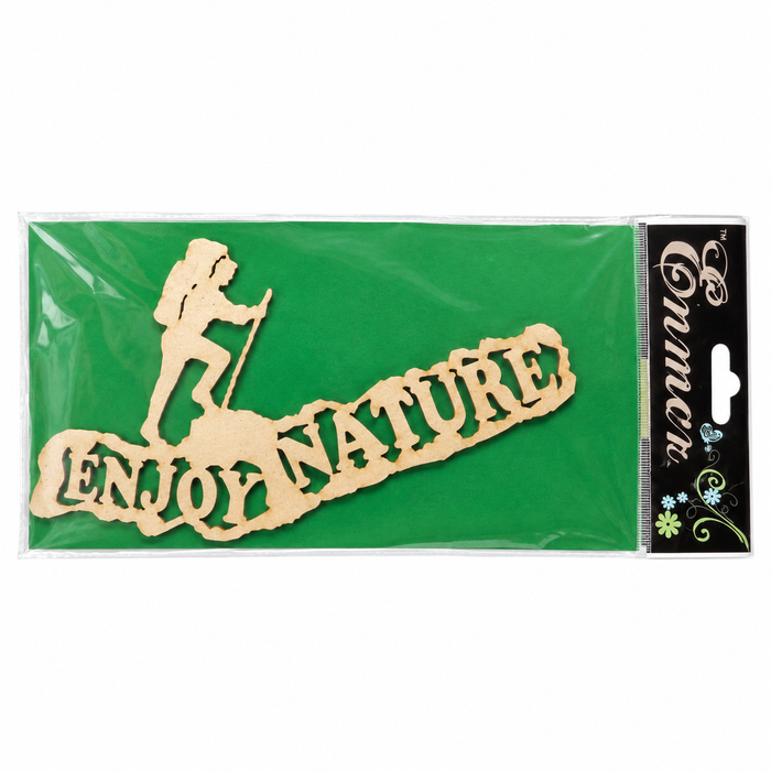 Doodles - Enmarc - Chipboard Die-Cut “Enjoy Nature”