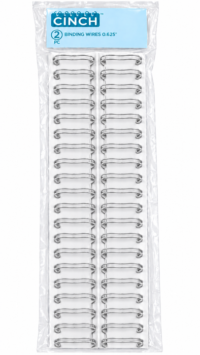 We R - Cinch Binding Wires - Silver .625 2pc