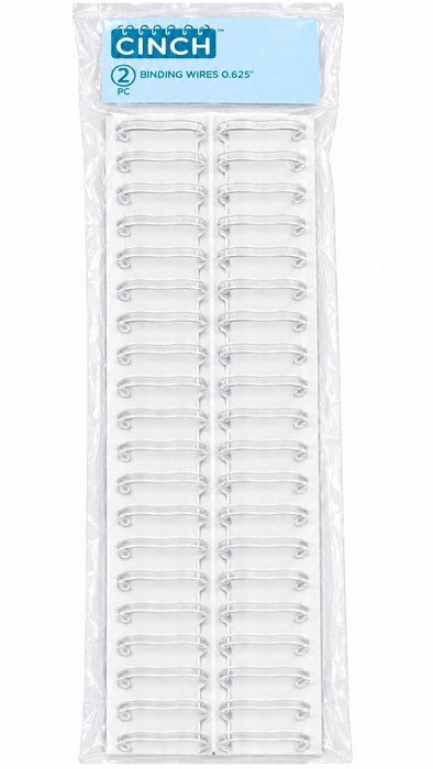 We R - Cinch Binding Wires - White .625 2pc