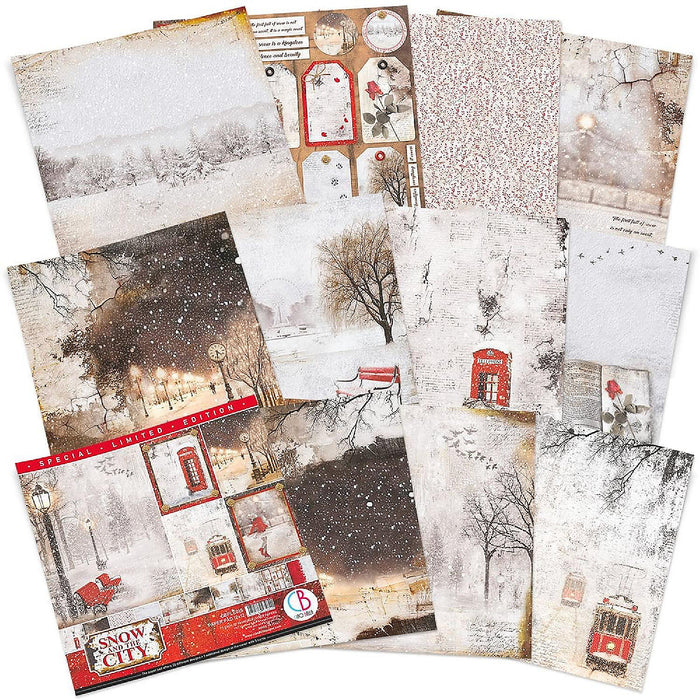Ciao Bella - 12" x 12" Paper Pack - Snow and the City