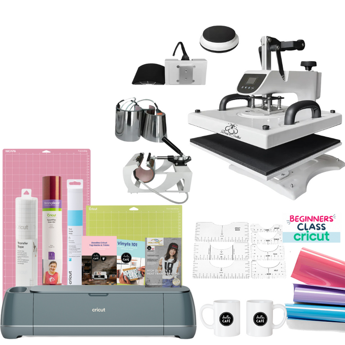 Cricut Maker 4 and 10-in-1 Heat Press - Ultimate Hot Doodle Bundle!
