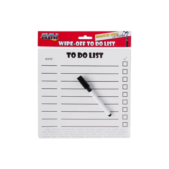 Crazy Crafts - Magnetic To Do List