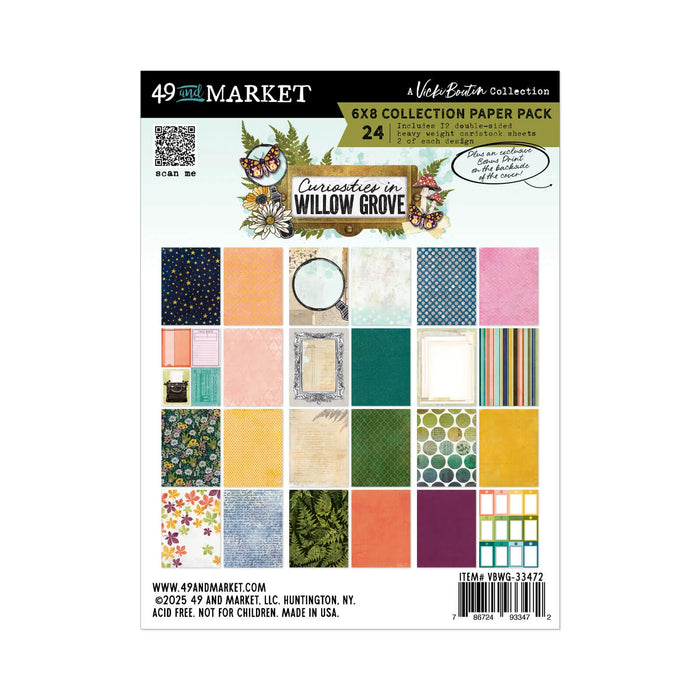 49 And Market Paper Pack 6"X8" - Curiosities in Willow Grove