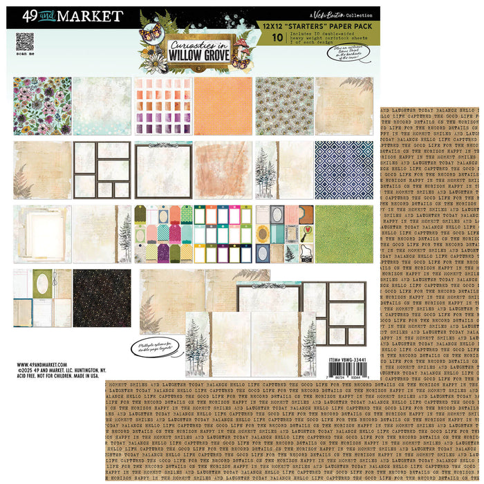 49 And Market Starters Collection Pack 12"X12" - Curiosities in Willow Grove
