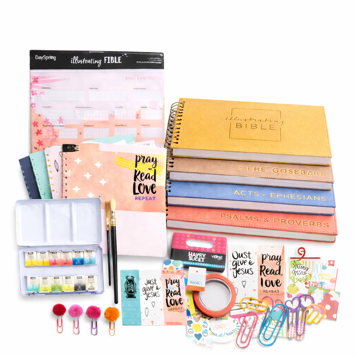 Doodles Bundle - Illustrated Faith 4 Bible Books - Mega Starter Kit
