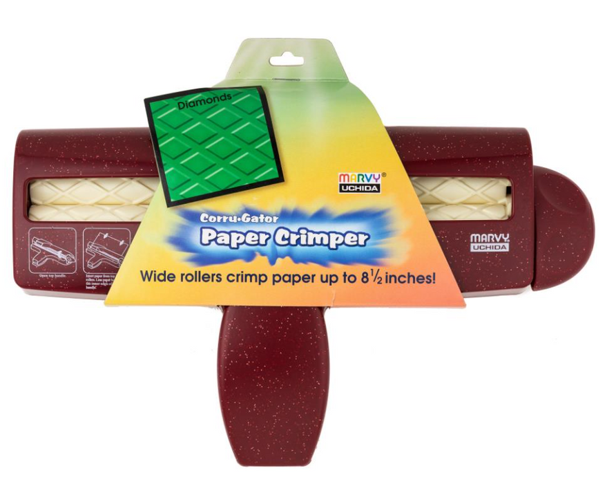 Corru-Gator Paper Crimper 8.5" - Diamond