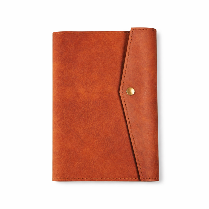 Doodles Genuine Leather - Classic Notebook Cover - A5 - Blank or Personalizable