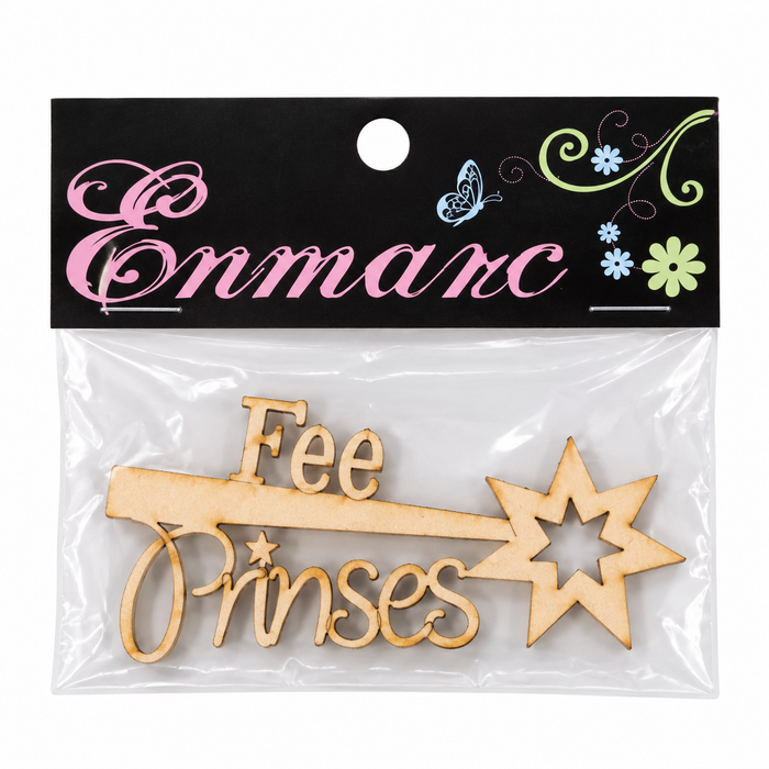 Doodles - Enmarc - "Feë Prinses" Chipboard Embellishment