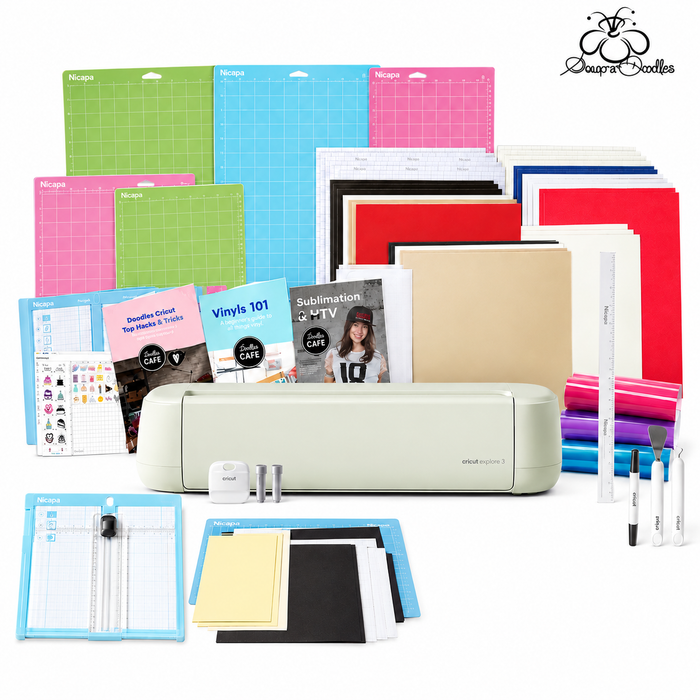 Cricut Explore 5 - Doodles Super Softy Bundle plus Workshop