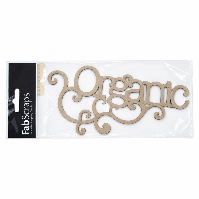 Doodles - FabScraps - “Organic" Chipboard Embellishment