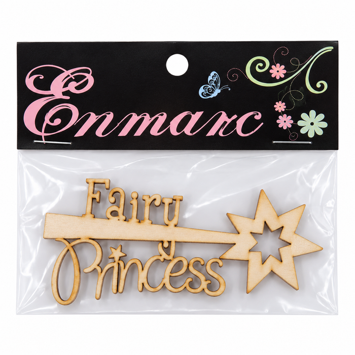 Doodles - Enmarc - "Fairy Princess" Chipboard Embellishment