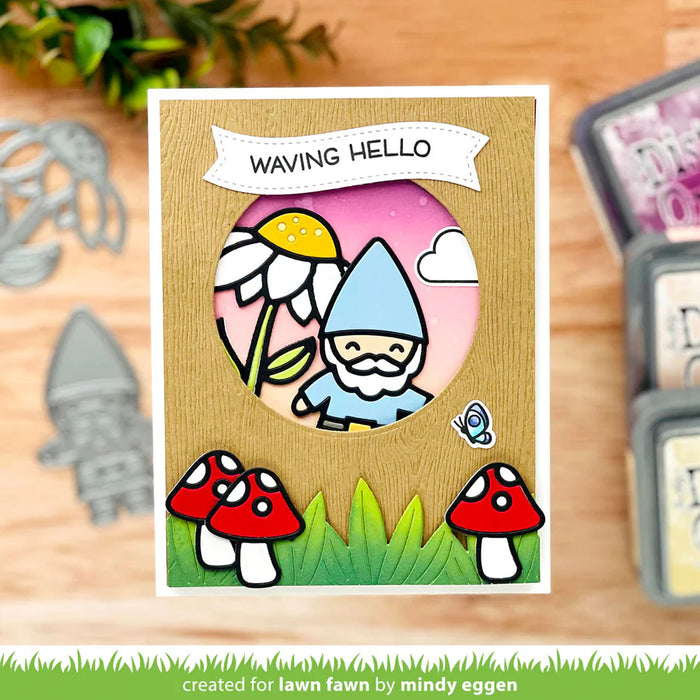 Lawn Fawn - Custom Craft Die - Garden Gnome