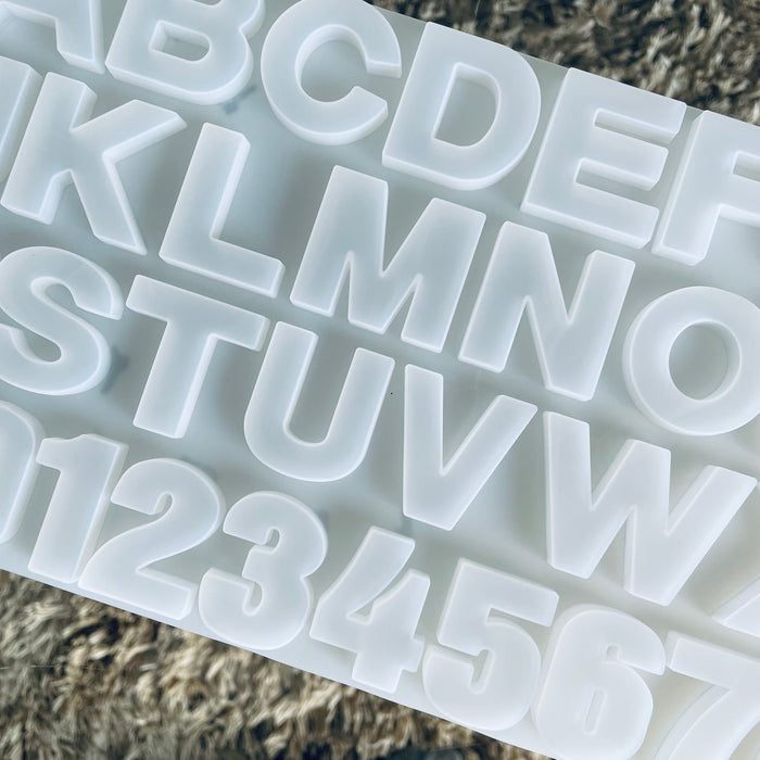 Doodles - Laplaz X-Large Mold - Alphabet Molds