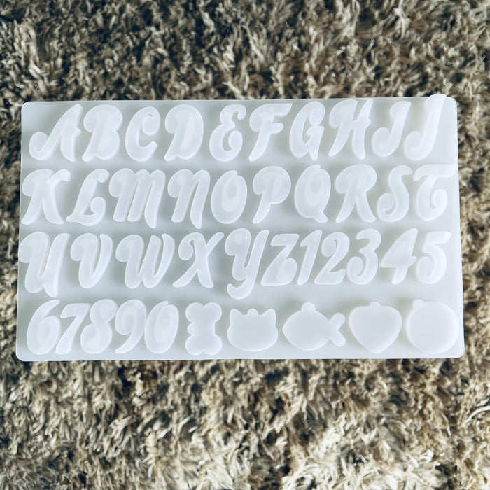 Doodles - Laplaz Large Mold - Alphabet Molds