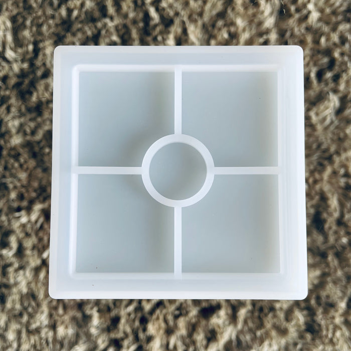 Doodles - Laplaz Silicone Mold - Coaster Square