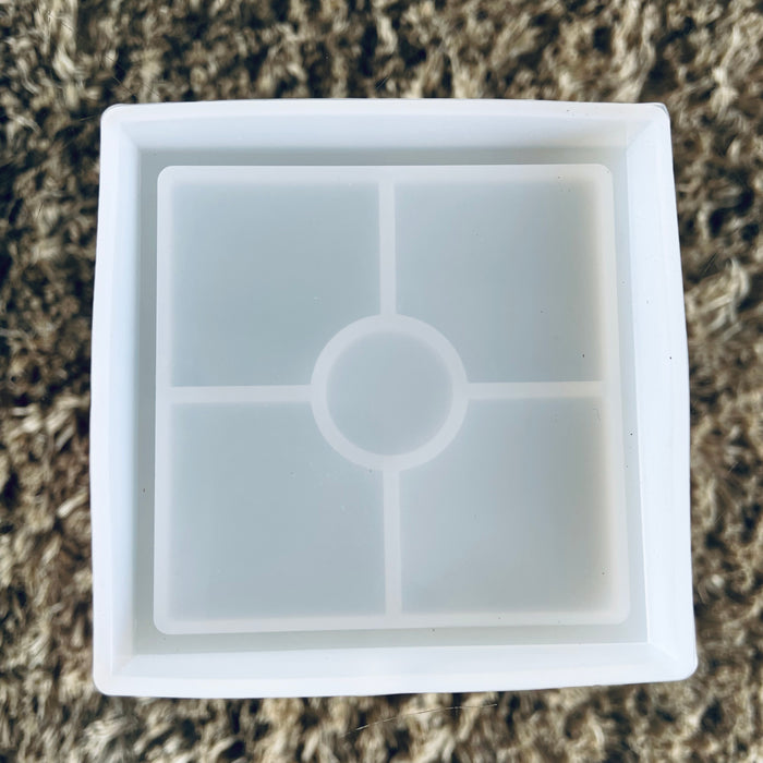 Doodles - Laplaz Silicone Mold - Coaster Square