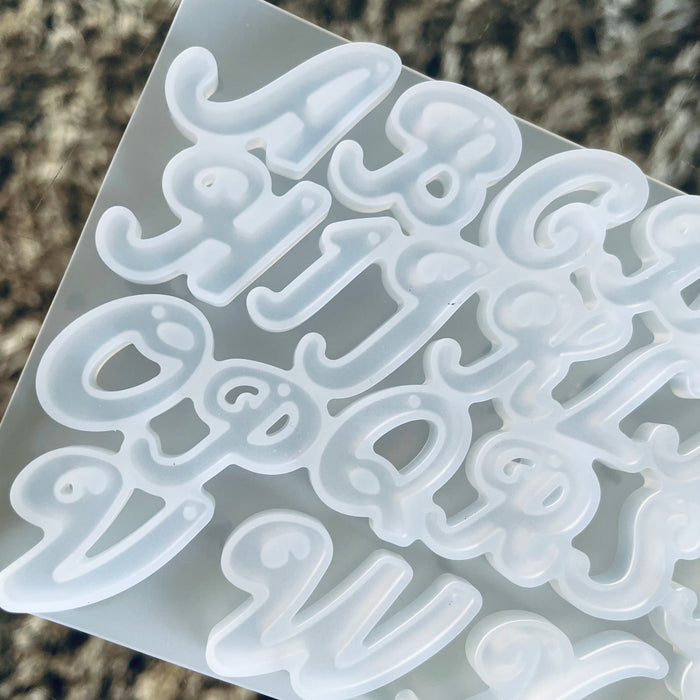 Doodles - Laplaz Small Mold - Alphabet Molds