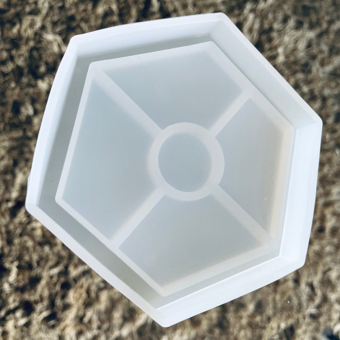 Doodles - Laplaz Silicone Mold - Coaster Hexagonal