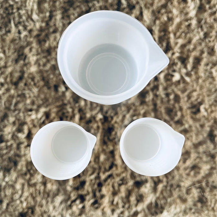 Doodles - Laplaz Small Silicone Measuring Cup Set - 1x50ml & 2x30ml