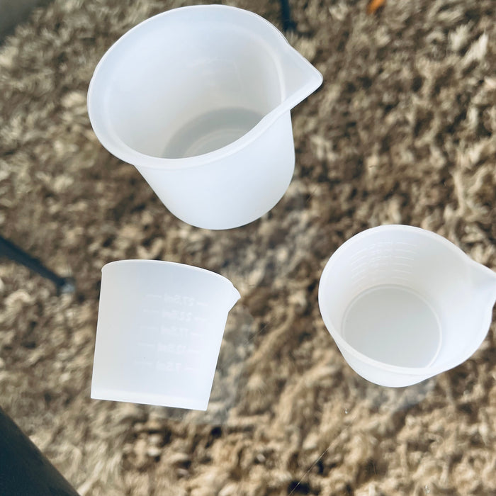 Doodles - Laplaz Small Silicone Measuring Cup Set - 1x50ml & 2x30ml