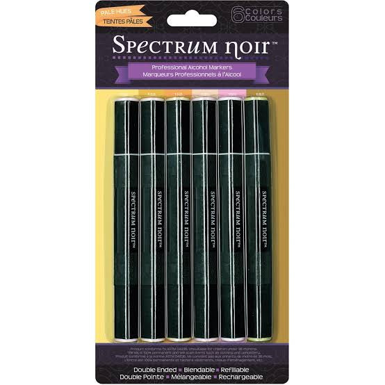 Crafter's Companion - Spectrum Noir - Colouring System Alcohol Markers - Pale Hues