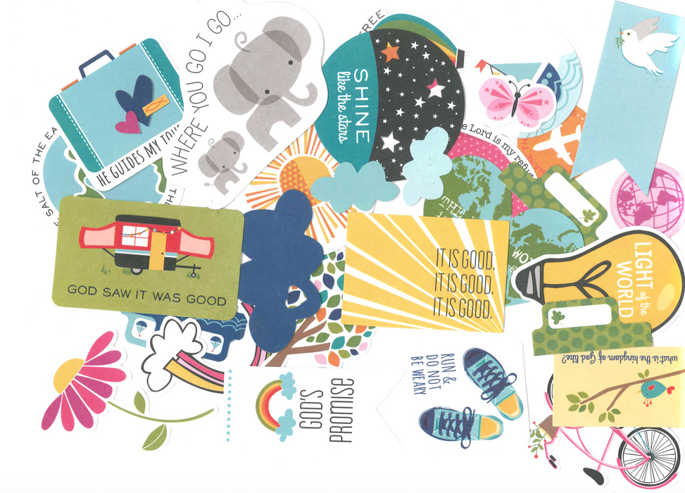 Illustrated Faith - Go - 31-Piece Die Cut Prompts