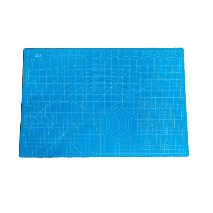 Kamei -Cutting Mat A3 Blue 3mm (45x30cm)