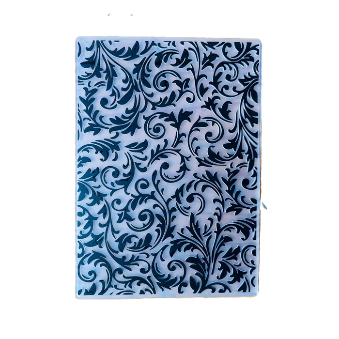 Kamei - 5"x7" Embossing Folder - Swirl