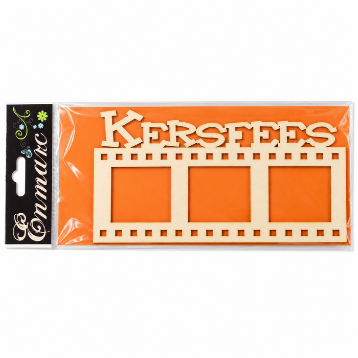 Doodles - Enmarc - “Kersfees” Wooden Film Strip Collage Photo Frame