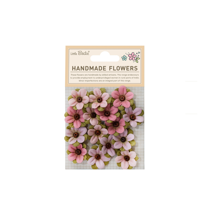 Little Birdie - Handmade Flowers Nicole - Lavender Vibes 15pcs