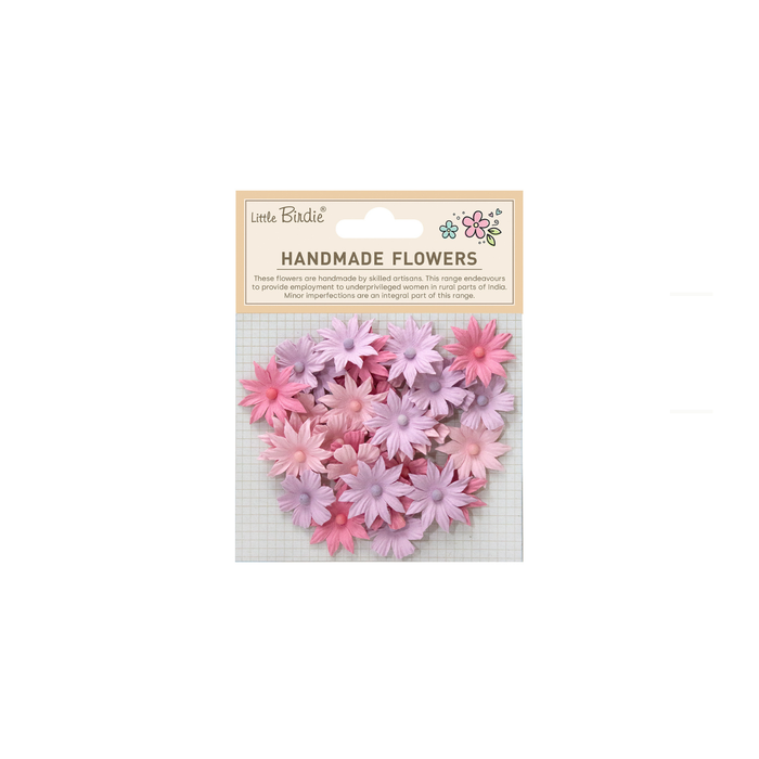 Little Birdie - Handmade Flowers Valerie - Lavender Vibes 32pcs