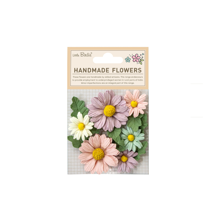 Little Birdie - Handmade Flowers Anya - Fairy Garden 6pcs
