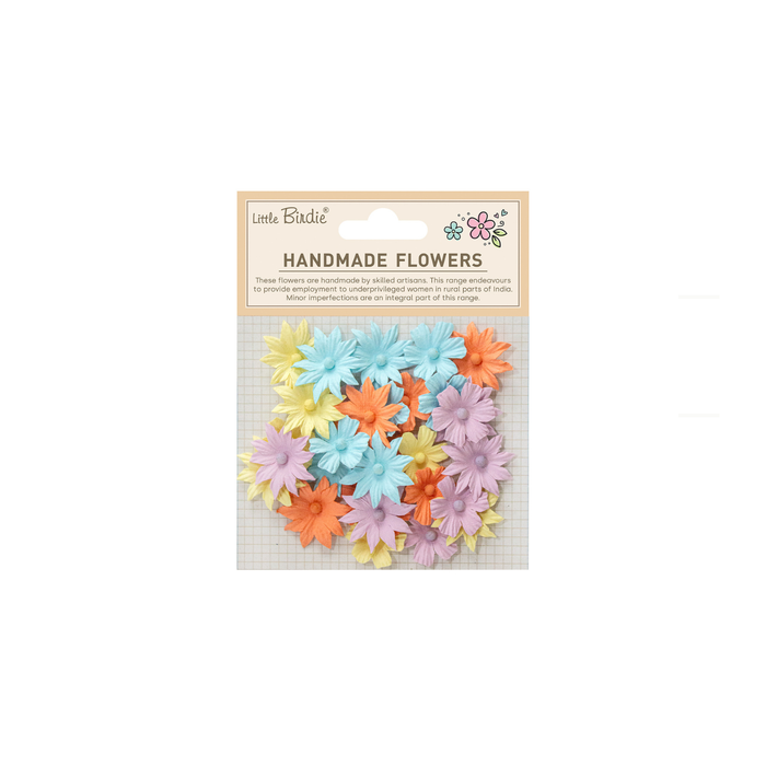Little Birdie - Handmade Flowers Valerie - Vibrant Aura 32pcs
