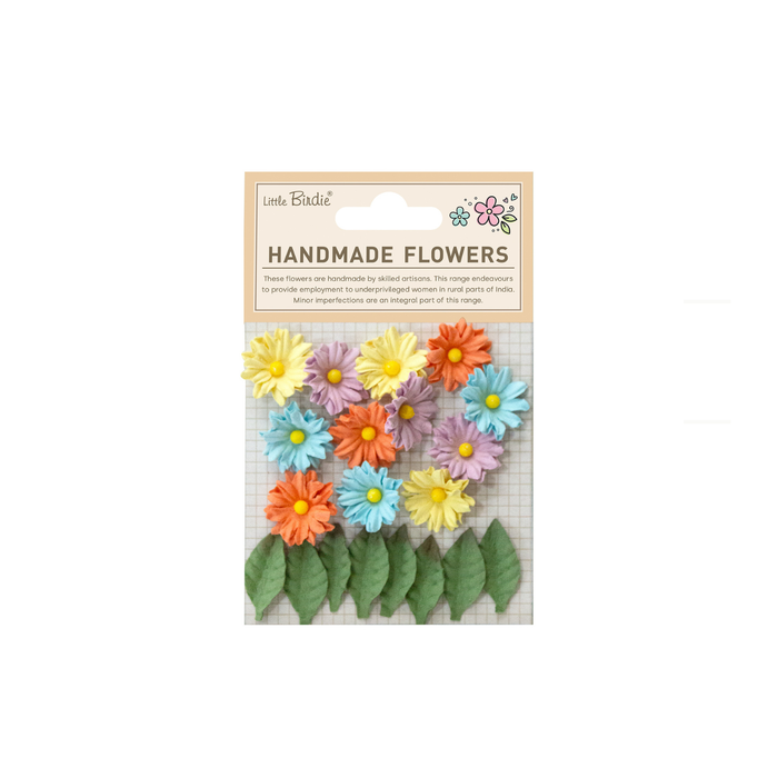 Little Birdie - Handmade Flowers Cyra - Vibrant Aura 20pcs