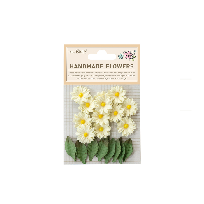Little Birdie - Handmade Flowers Cyra - Ivory Pearl 20pcs