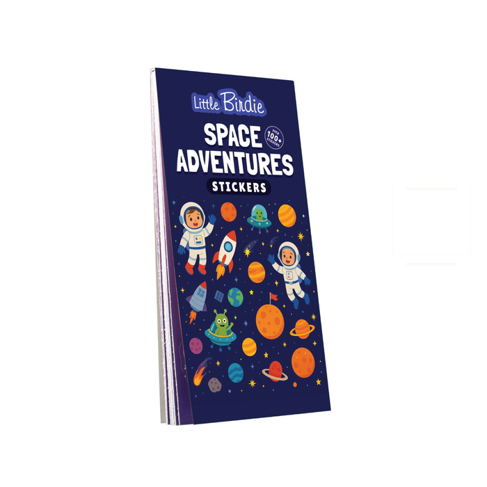 Little Birdie - Sticker Book - Space Adventures 14 x 7.2cm 12 sheets