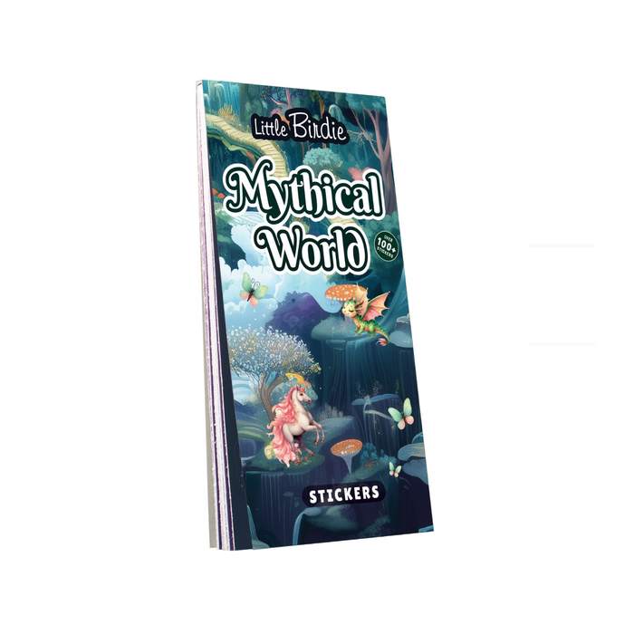 Little Birdie - Sticker Book - Magical World 14 x 7.2cm 12 sheets