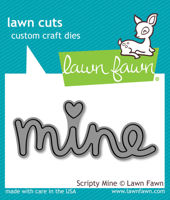 Lawn Fawn - Custom Craft Die - Scripty Mine