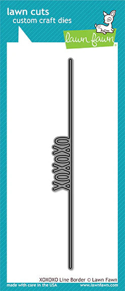 Lawn Fawn  - Custom Craft Die - XOXOXO Line Border
