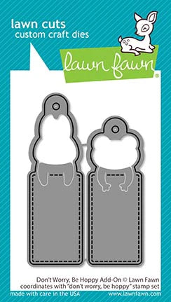 Lawn Fawn - Custom Craft Die - Don't Worry, Be Hoppy Add-On