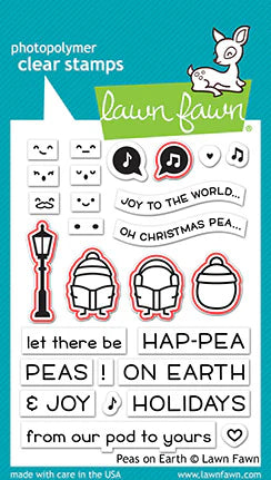 Lawn Fawn - Custom Craft Die - Peas On Earth