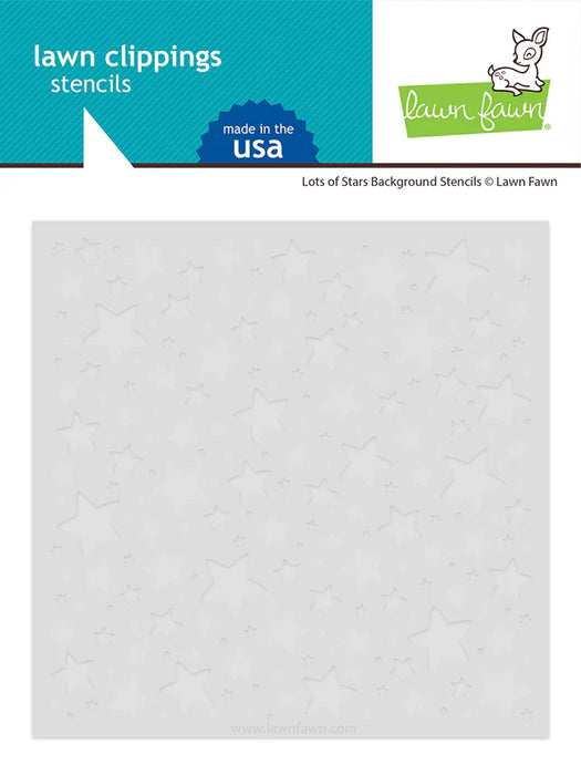 Lawn Fawn - Background Stencils - Lots of Stars